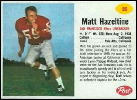 96 Matt Hazeltine